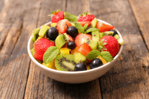 Colorful fruit salad